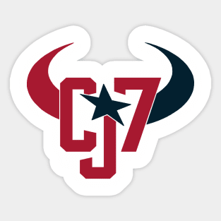 CJ7, Houston Football design Sticker